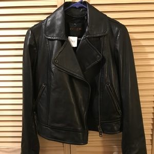 Coach Black Motorcycle Jacket